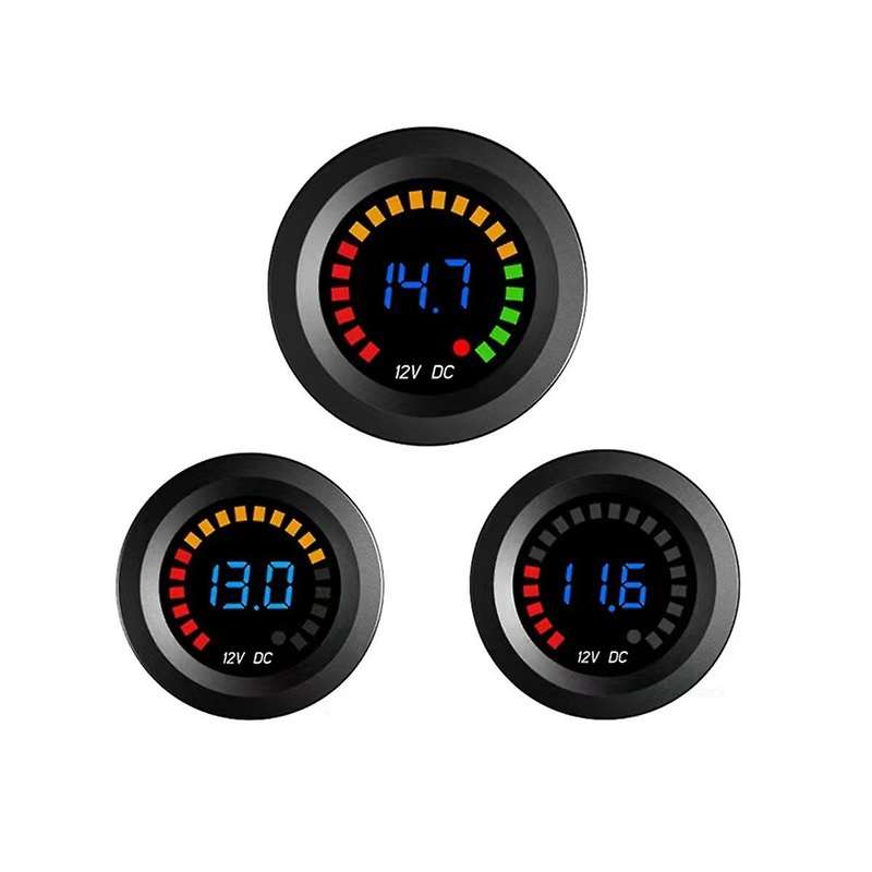 DC 12V Universal Car Motorcycle Boat LED Digital Voltmeter Panel Volt Meter Monitor Gauge Display Ca