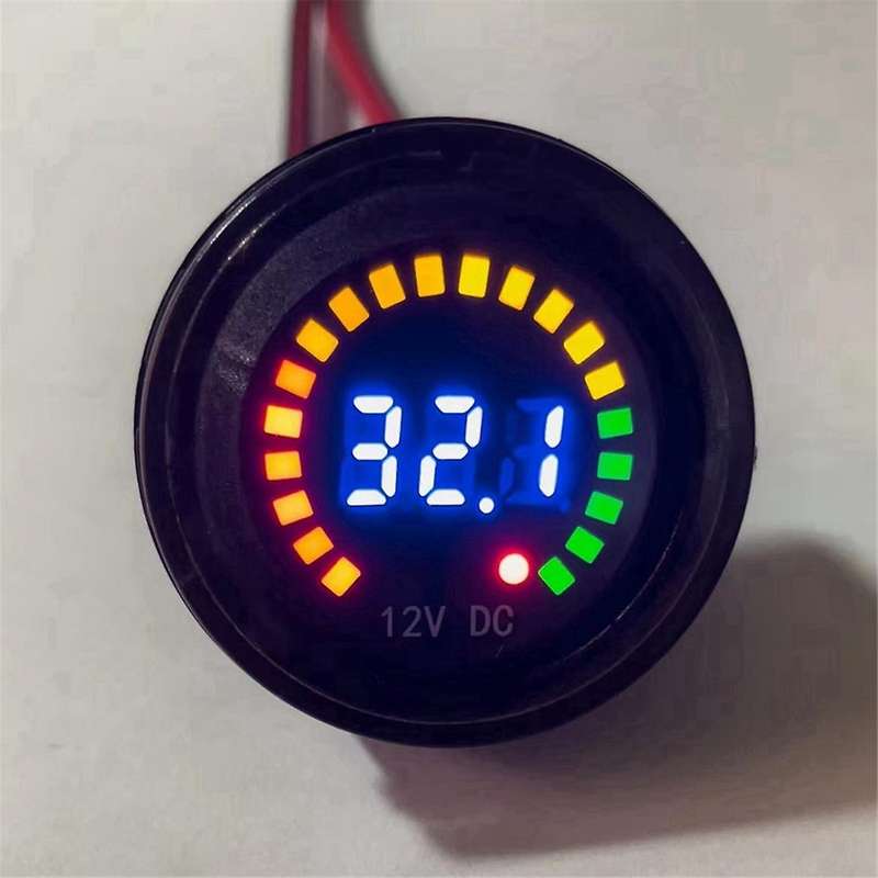DC 12V Universal Car Motorcycle Boat LED Digital Voltmeter Panel Volt Meter Monitor Gauge Display Ca