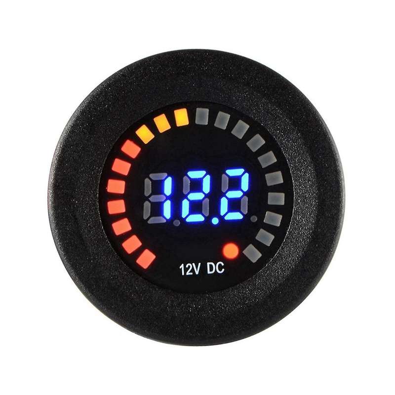 DC 12V Universal Car Motorcycle Boat LED Digital Voltmeter Panel Volt Meter Monitor Gauge Display Ca