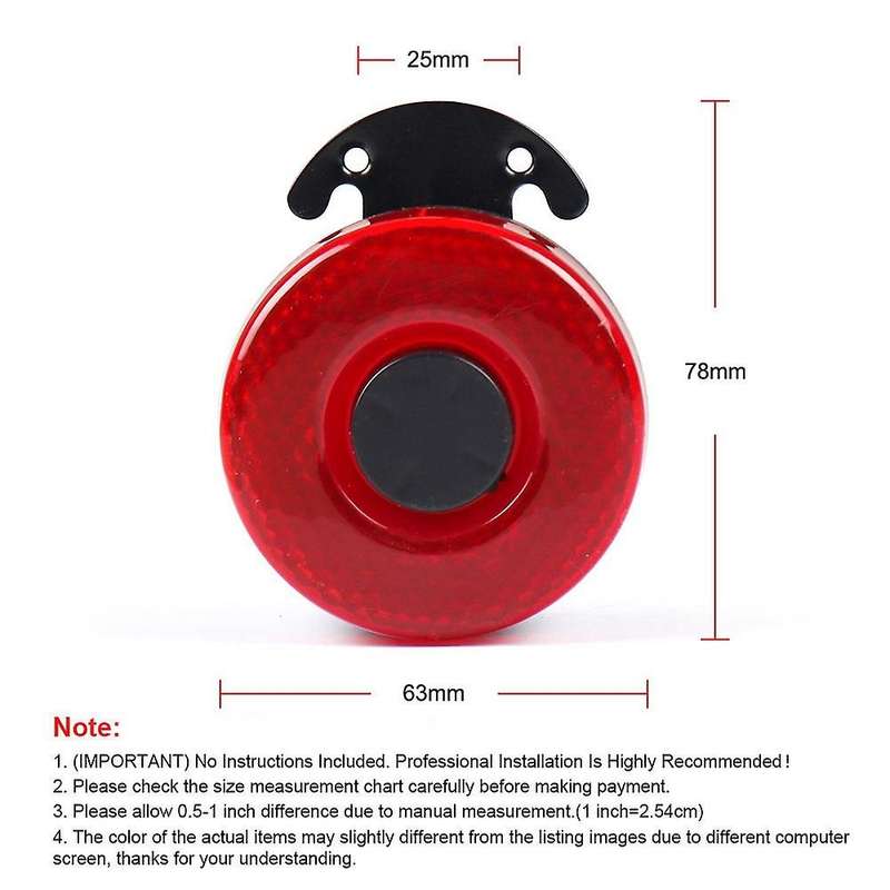 Dc 12v-24v 105db Auto Warning Siren Sound Signal Backup Alarms Horns with Led Beep Reverse Air Horn