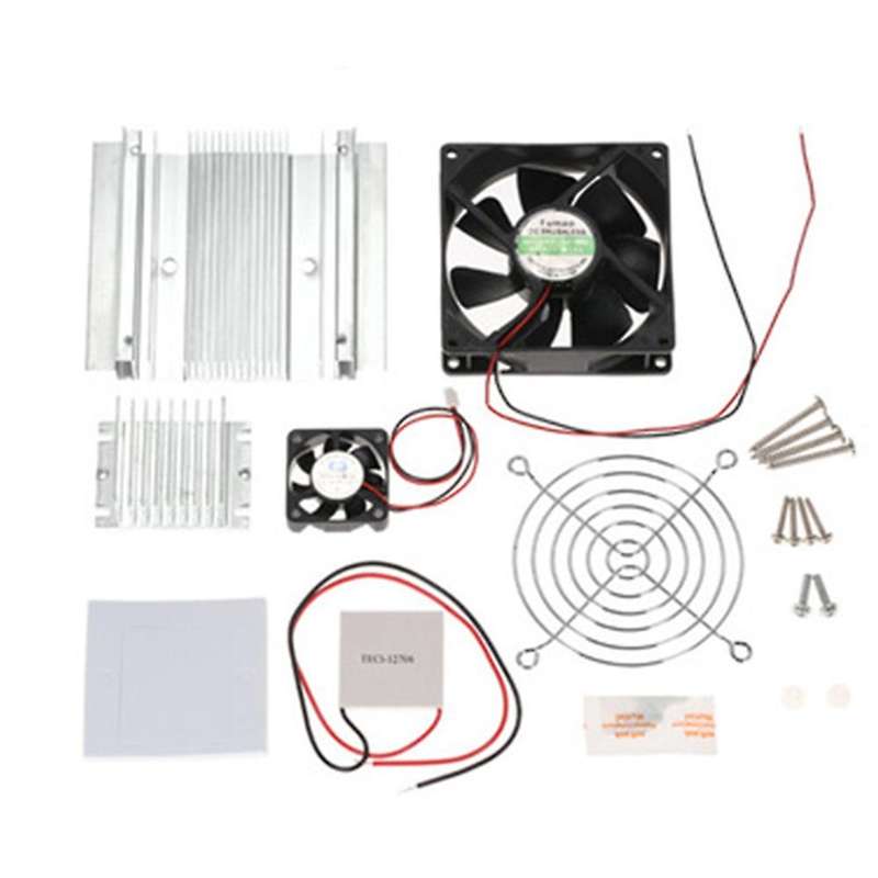 DC 12V Thermoelectric Peltier Refrigeration Cooler Semiconductor Air Conditioner Cooling System with