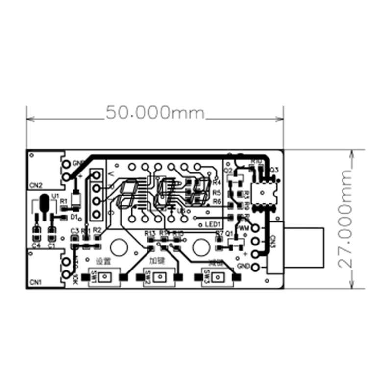 DC 12V PWM Temperature Detector Probe Controller Module 4-Wire Temperature Fan Controller Governor f