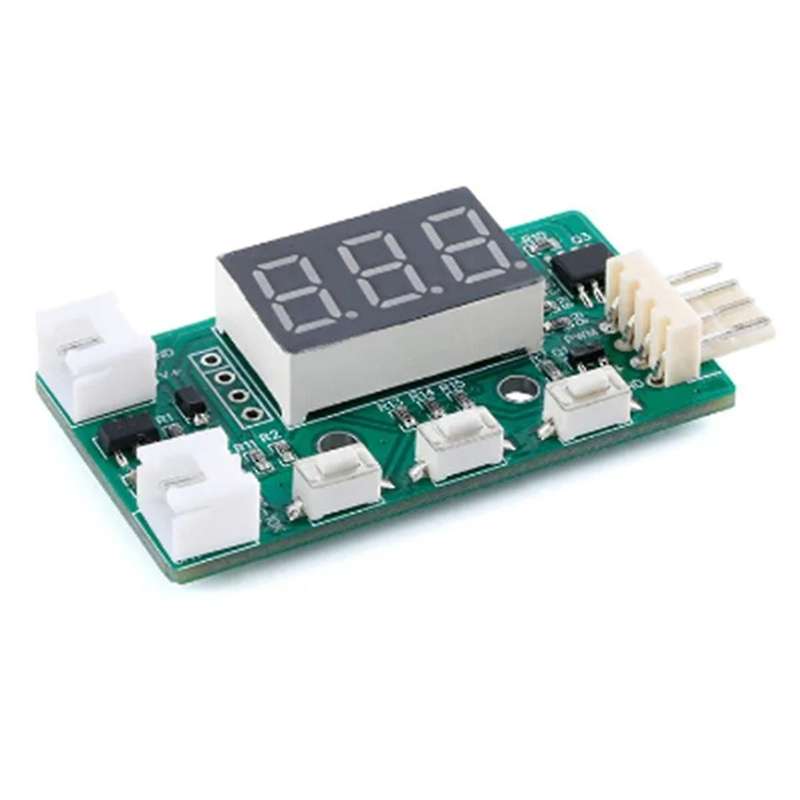 DC 12V PWM Temperature Detector Probe Controller Module 4-Wire Temperature Fan Controller Governor f