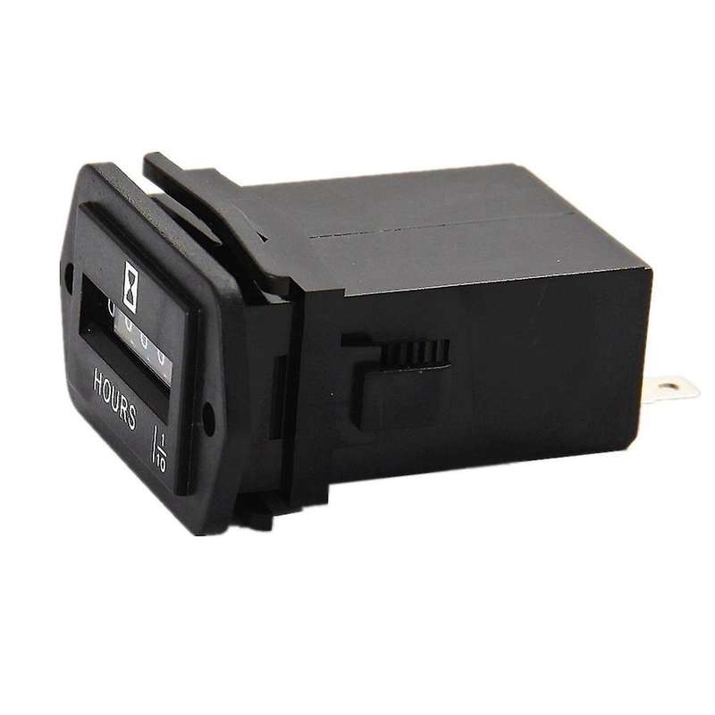 DC10V-80V Mechanical Hour Meter Compatible Engine Generator Boat Automobiles
