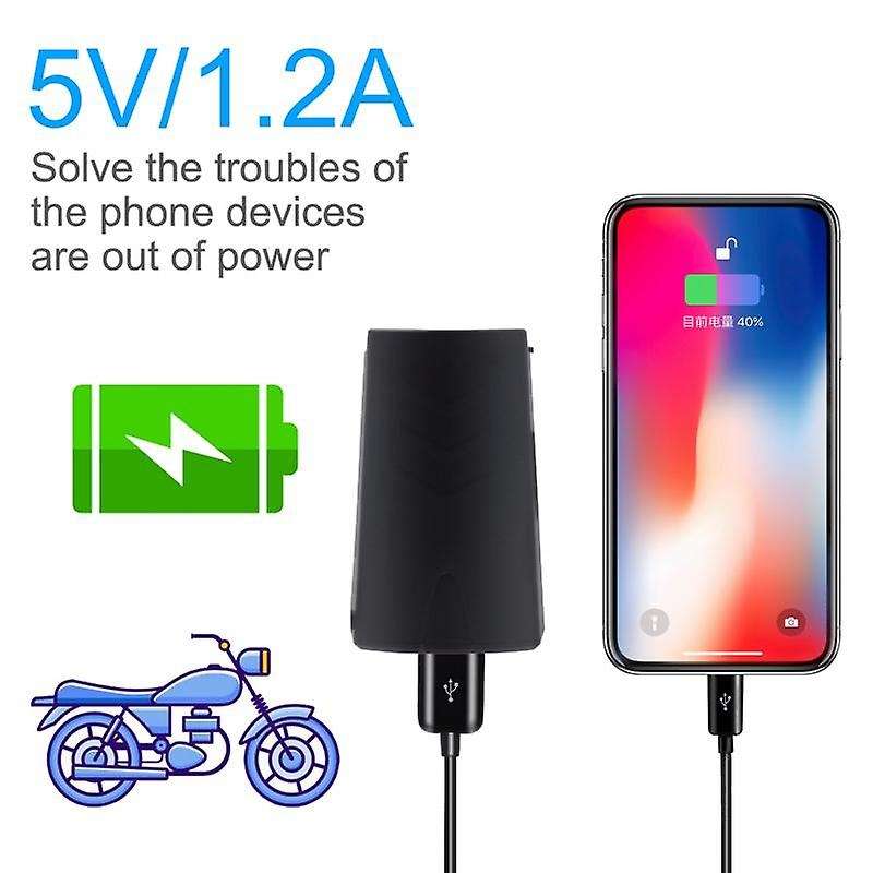 DC 8-32V Motorcycle Electric Car Waterproof Mobile Phone USB Charger with Indicator Light for Mobile