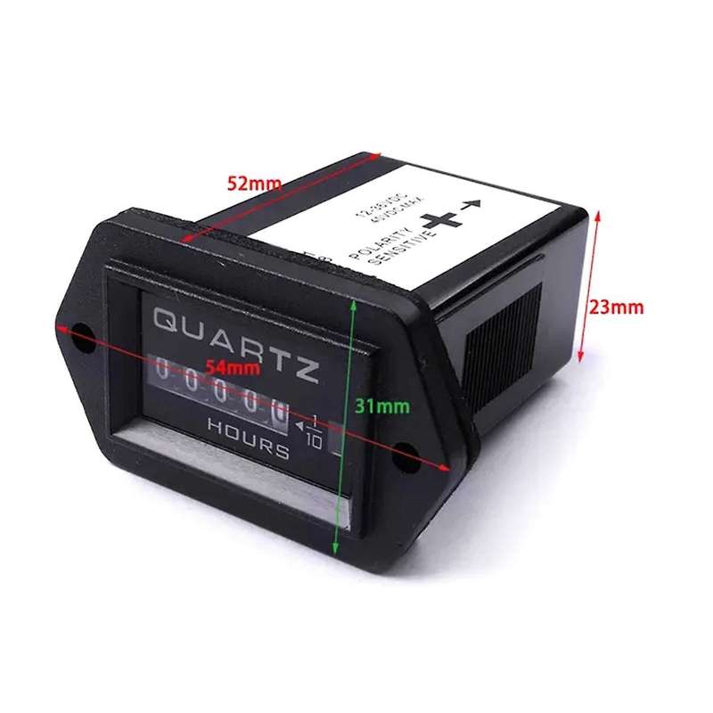 DC12-36V Digital Engine Hour Meter Timer MA063 for Marine Boat Lawn Truck Tractor
