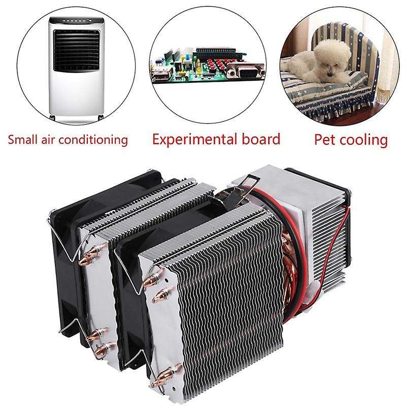 DC12V Refrigeration Cooling Air Cooling Radiator DIY Fridge Cooler System 20A 180W Semiconductor Min