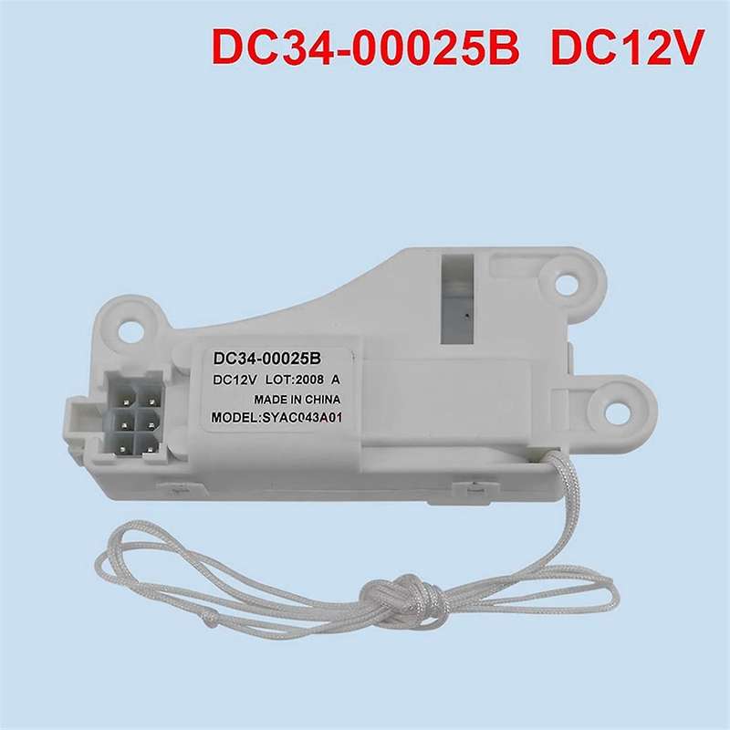 DC34-00025B Washing Machine Door Lock Switch Washer Door Lock Switch DC12V Replacement for Washing M