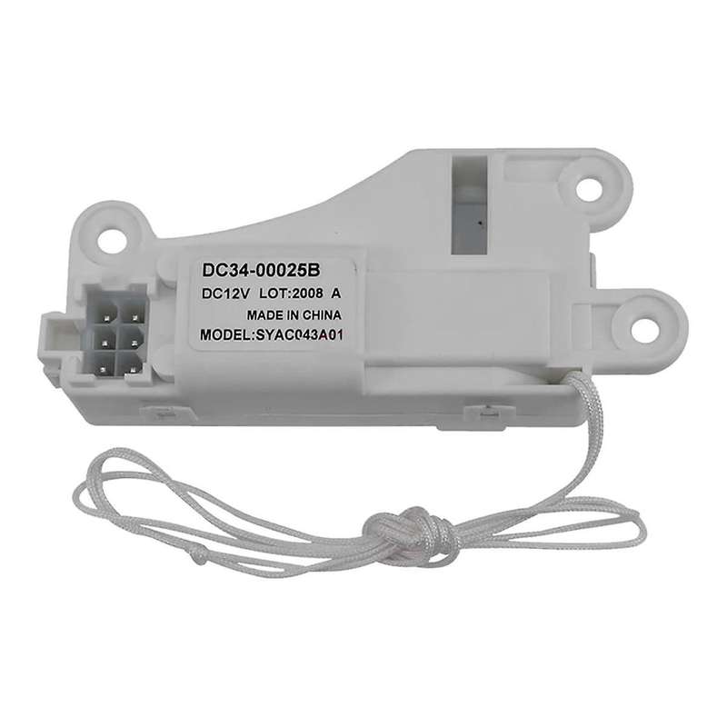 DC34-00025B Washing Machine Door Lock Switch Washer Door Lock Switch DC12V Replacement for Washing M