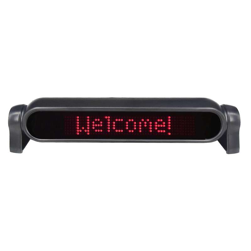 DC12V Rotatable Remote Red Led Car Sign Programmable Scrolling Message Sign Board for Cars,Shop for