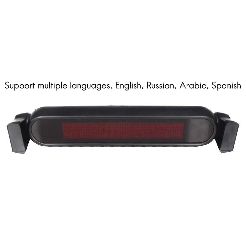 DC12V Rotatable Remote Red Led Car Sign Programmable Scrolling Message Sign Board for Cars,Shop for