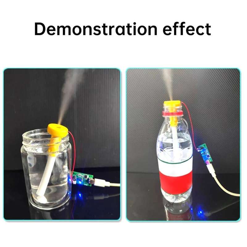 DC5V Single Non-Switched Atomization Humidification Module DIY Ultrasonic Atomizer TYPE-C Mini Humid