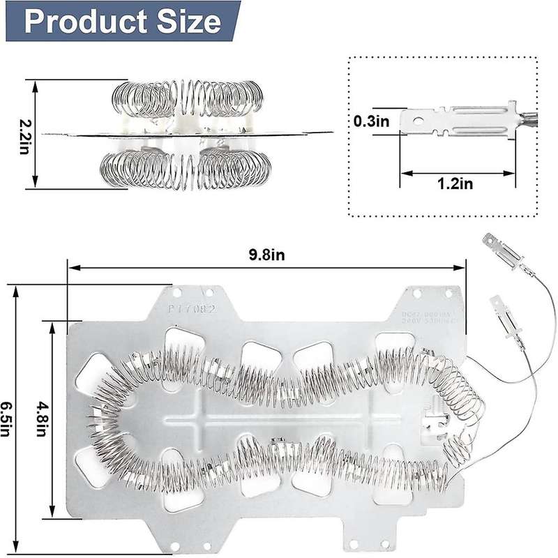 DC47-00019A , Duty Dryer Heating for Dryer Heating 2068550, AP4201899