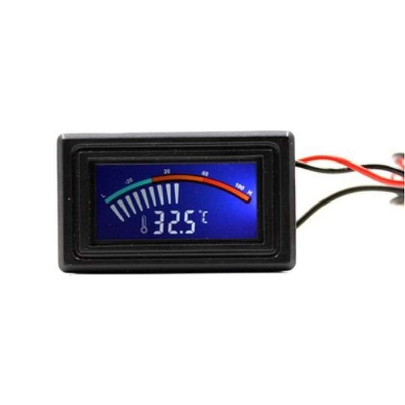 DC4-25V Digital Thermometer NTC10K Metal Probe C/F USB Temp Temperature Detector Tester LCD Analog I