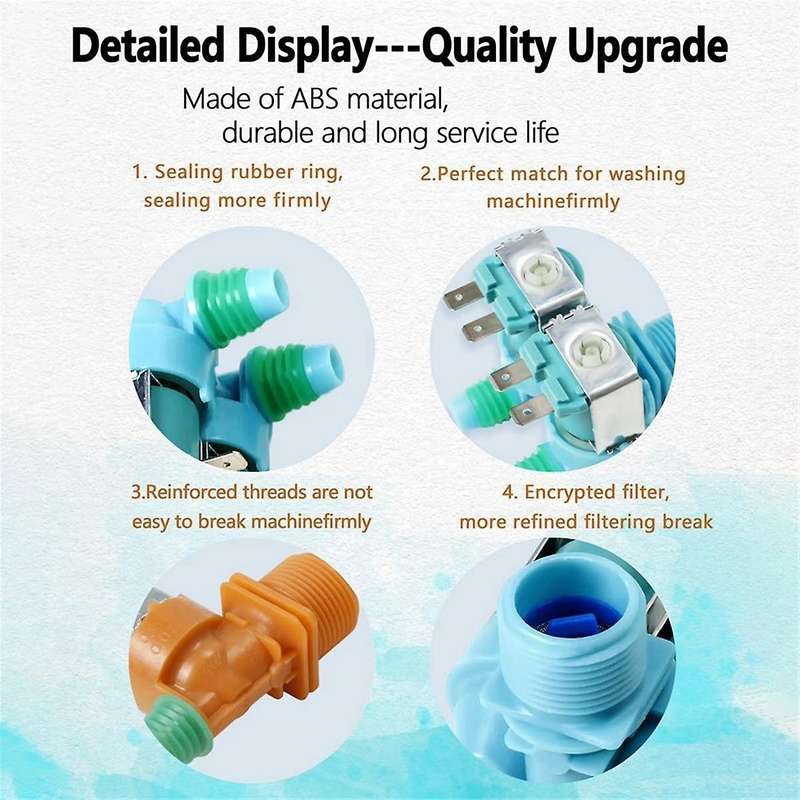 DC62-00311F&DC62-30314V Washing Machine Water Inlet Valve for Washer,Replace AP5966624 PS11719654 EA