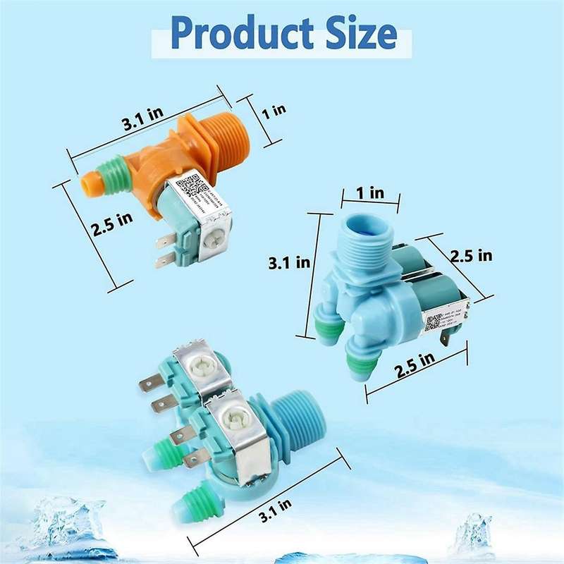 DC62-00311F&DC62-30314V Washing Machine Water Inlet Valve for Washer,Replace AP5966624 PS11719654 EA