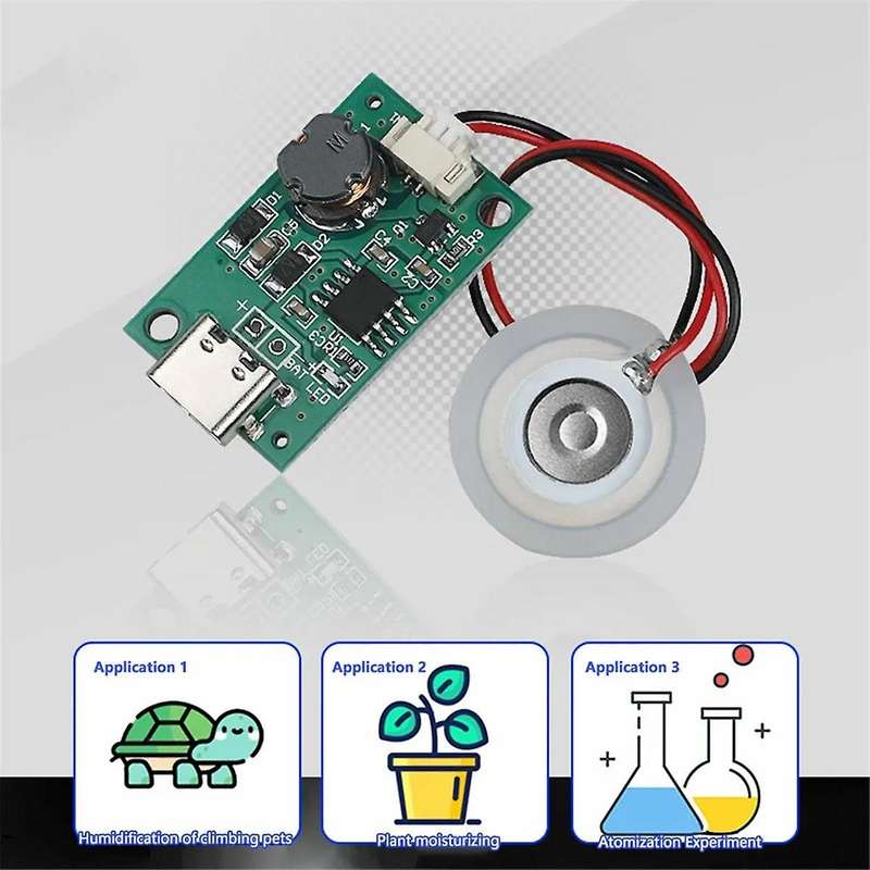 DC5V Usb Ultrasonic Mist Maker Humidifier Atomizer Drive Module Ultrasonic Humidifier Diy Package Ty