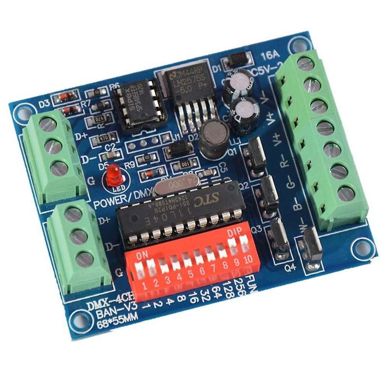 DC5V-24V 4CH-CHannel RGB Dimmer Controller Constant Voltage Common AnodeStrip Light / LED Lamp Modul