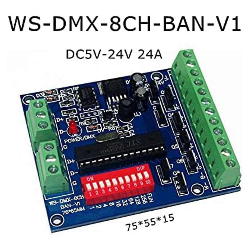 DC5V-24V 4CH-CHannel RGB Dimmer Controller Constant Voltage Common AnodeStrip Light / LED Lamp Modul