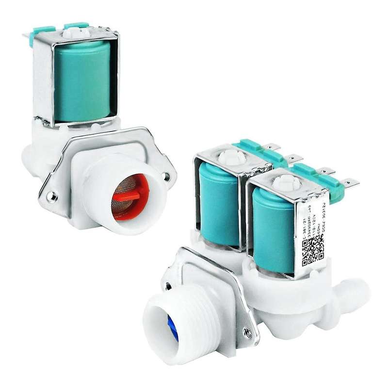 DC62-30312J & DC62-30314K Washer Cold and Hot Side Water Valve Set Replacement for Washer Parts