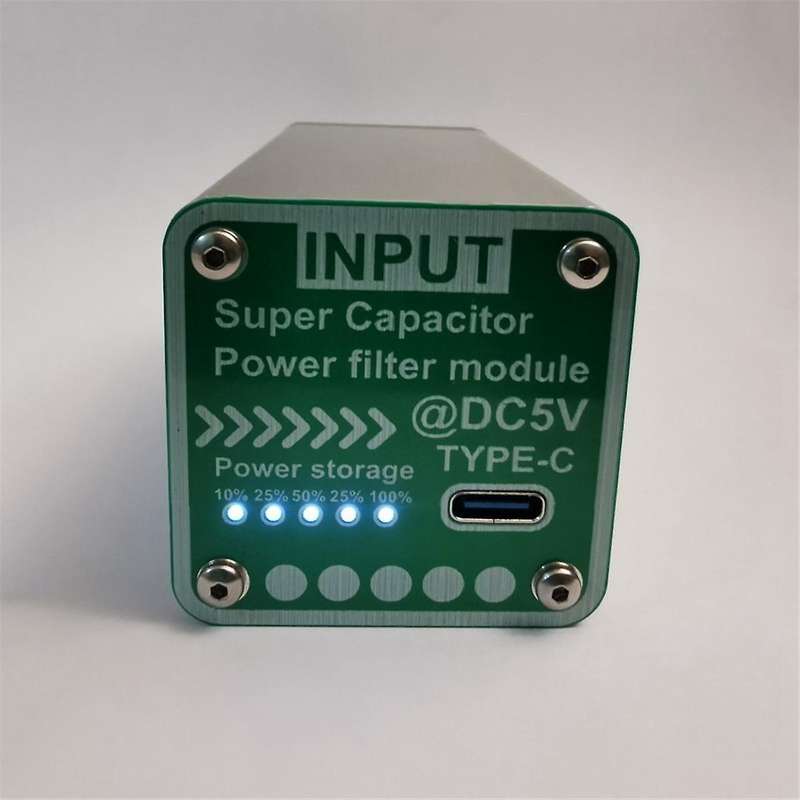 DC5V Super Capacitor Power Filter Module Supercapacitor Power Filter Type C Input Output for