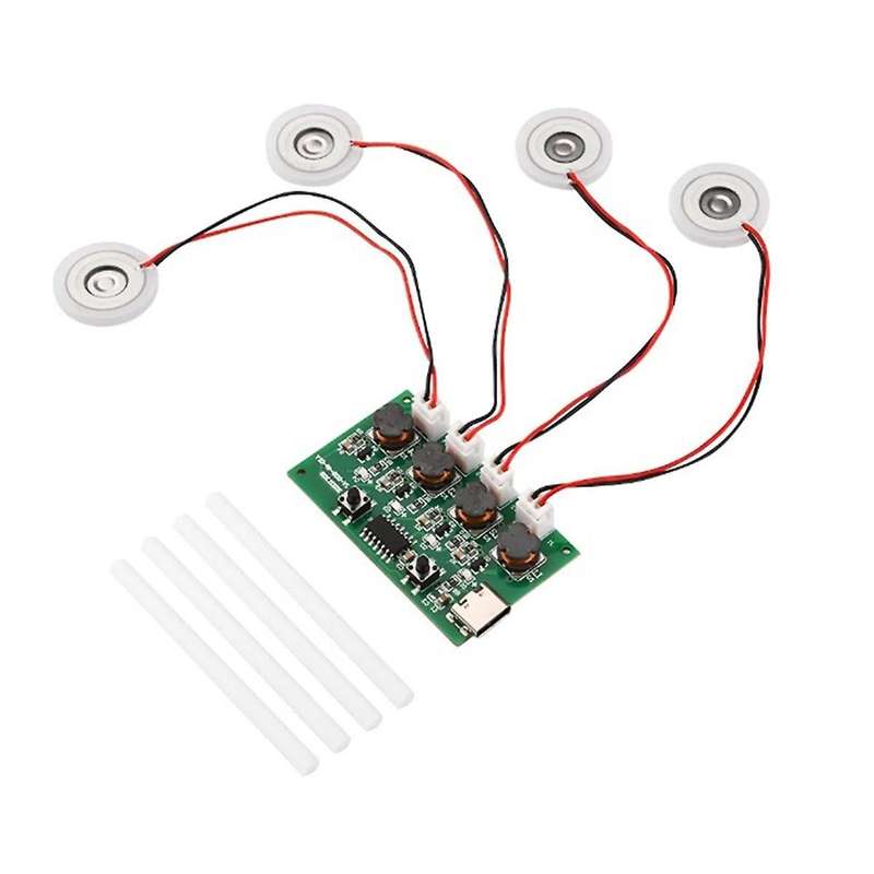 DC5V Type-C Mini Humidifier DIY Kits Mist Maker and Driver Circuit Board 4 Fogger Atomization Film A