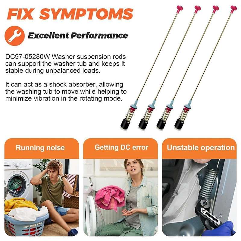 DC97-05280W Wa50r5400av/Us Washing Machine Hanging Rod Washing Machine Wa45h7000aw/02, Wa54m8750av/A