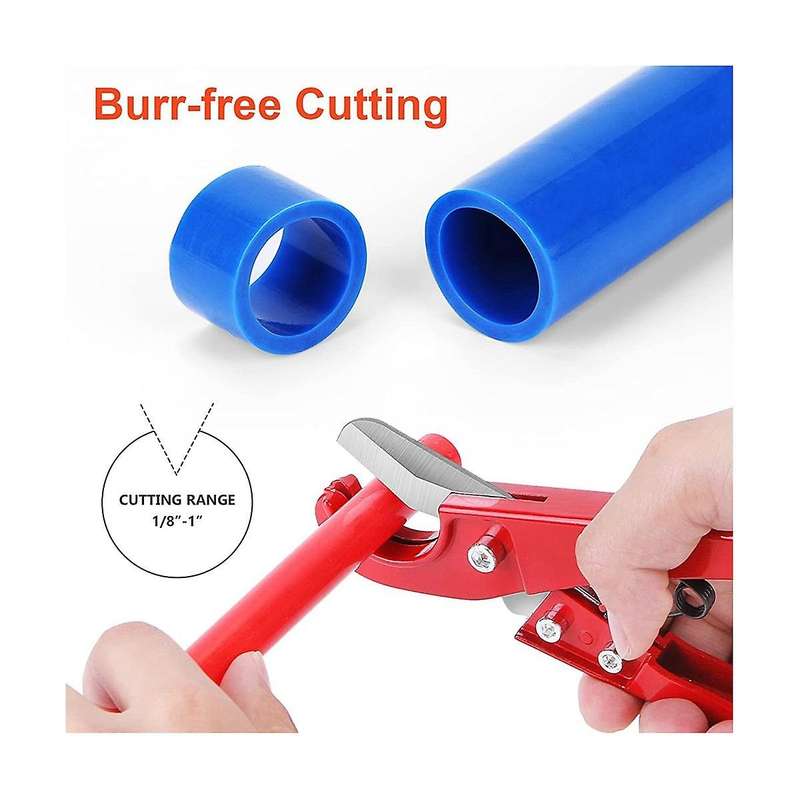 Deburring Tool Kit,pvc Pipe Tubing Cutter Depth Gauge and Pipe Cutter Tool, Inner Outer Reamer Pipe
