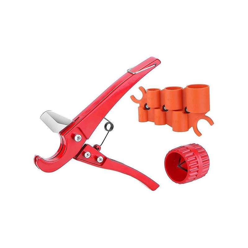 Deburring Tool Kit,pvc Pipe Tubing Cutter Depth Gauge and Pipe Cutter Tool, Inner Outer Reamer Pipe