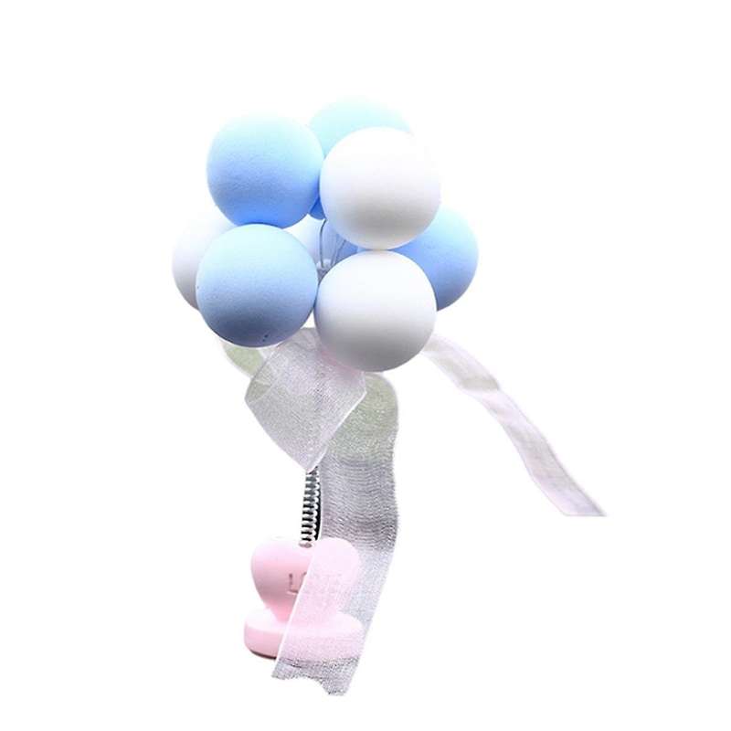 D-Dashboard Ornament, Balloon Bobblehead Car Dash Decor Car Interior Shaking Head Ornaments for Desk