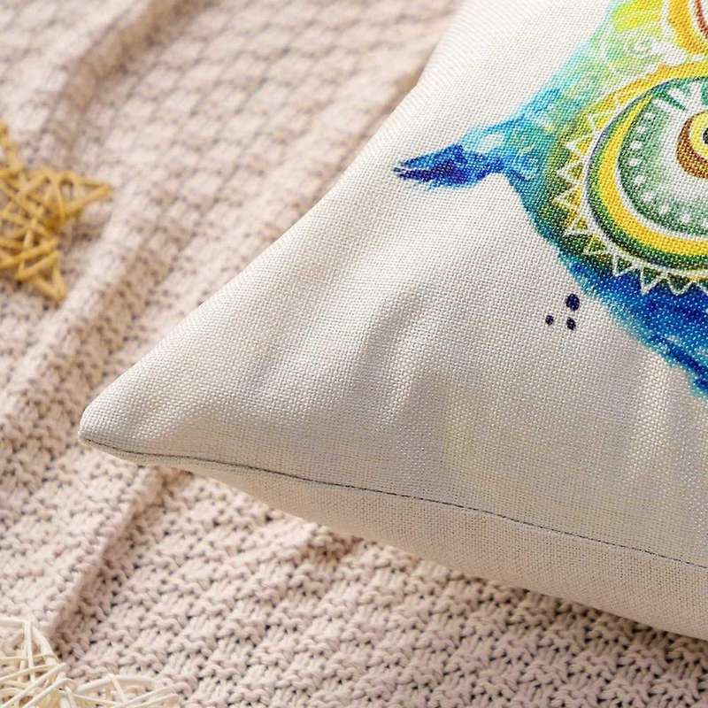 Decor Soft Linen Cushion Covers for Sofa Car 45 X 45Cm Square Throw Pillow Covers with Invisible Zip