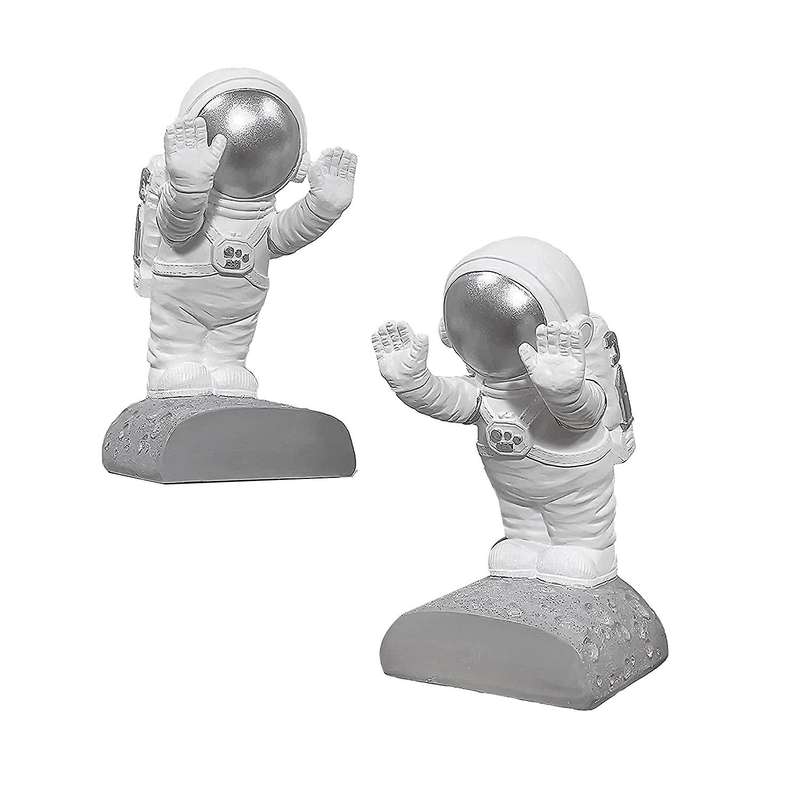 Decorative Bookends Bookends Kids Bookshelf Astronaut Decor Room Decor Home Decor Office Decor Livin