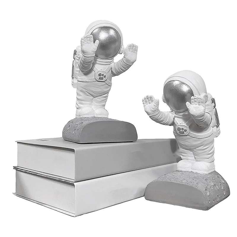 Decorative Bookends Bookends Kids Bookshelf Astronaut Decor Room Decor Home Decor Office Decor Livin