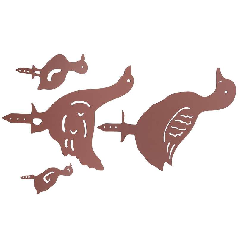 Decorate Garden Piles with Metal Duck Gardening Artwork Garden Lawn Backyard Decoration Gift Duck Fa