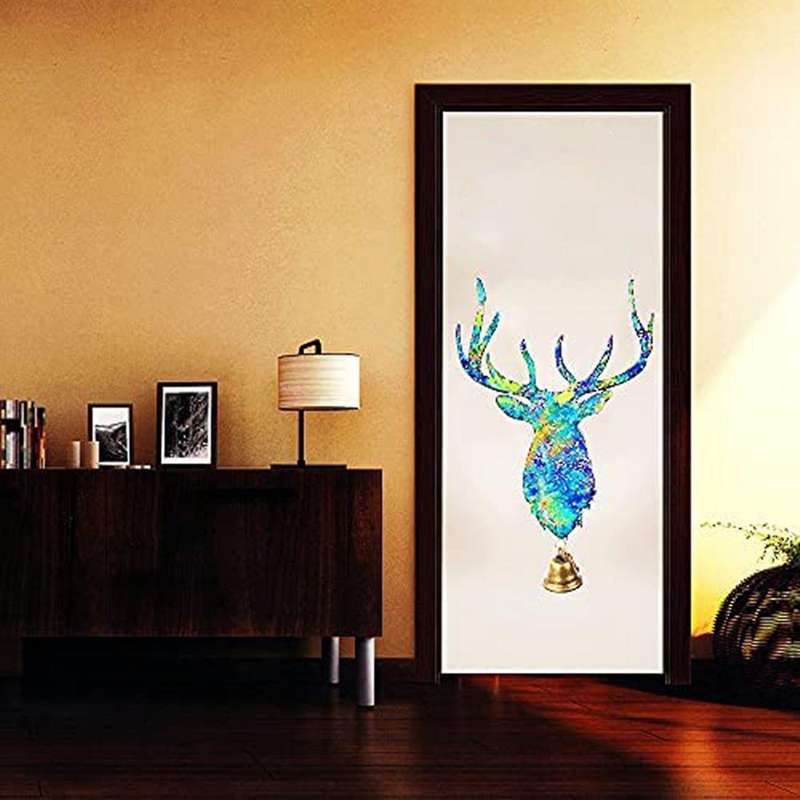 Deer Head Resin Mold Christmas Silicone Epoxy Casting for Wall Hanging Mount Diy Jewelry Art Set