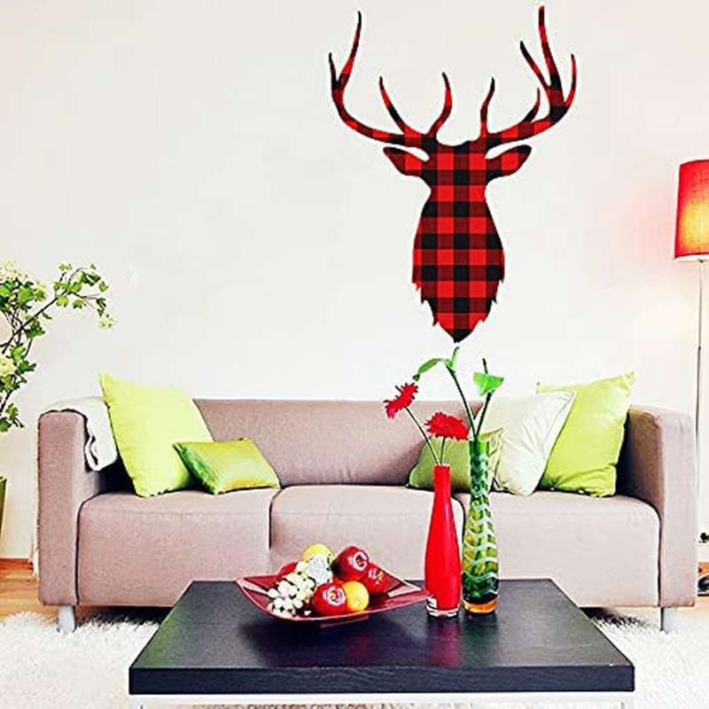 Deer Head Resin Mold Christmas Silicone Epoxy Casting for Wall Hanging Mount Diy Jewelry Art Set