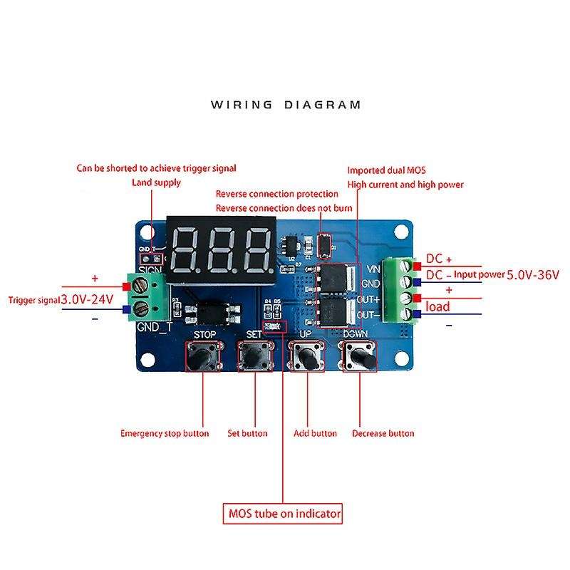 Deek-robot Ddc-432 Dual Mos Led Digital Delay Controller
