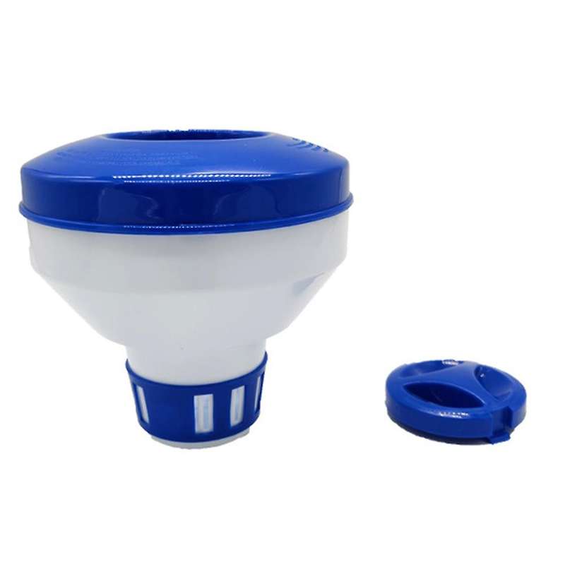 Deluxe Pool Chlorine Floater Dispenser - 3inch Tablets, 7inch Diameter - Inground & Above Ground Sw