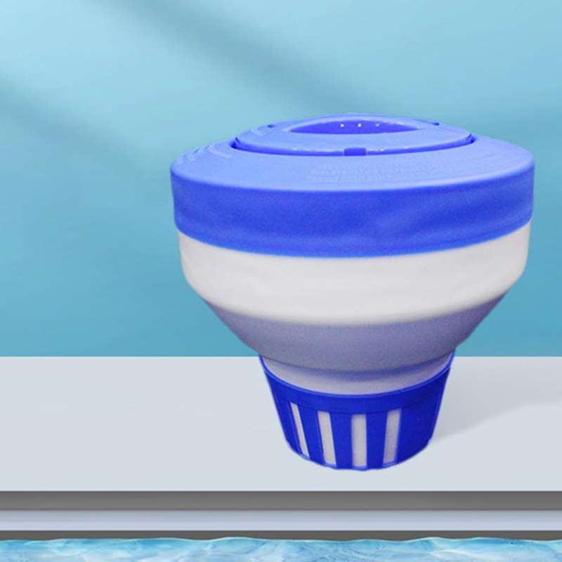 Deluxe Pool Chlorine Floater Dispenser - 3inch Tablets, 7inch Diameter - Inground & Above Ground Sw