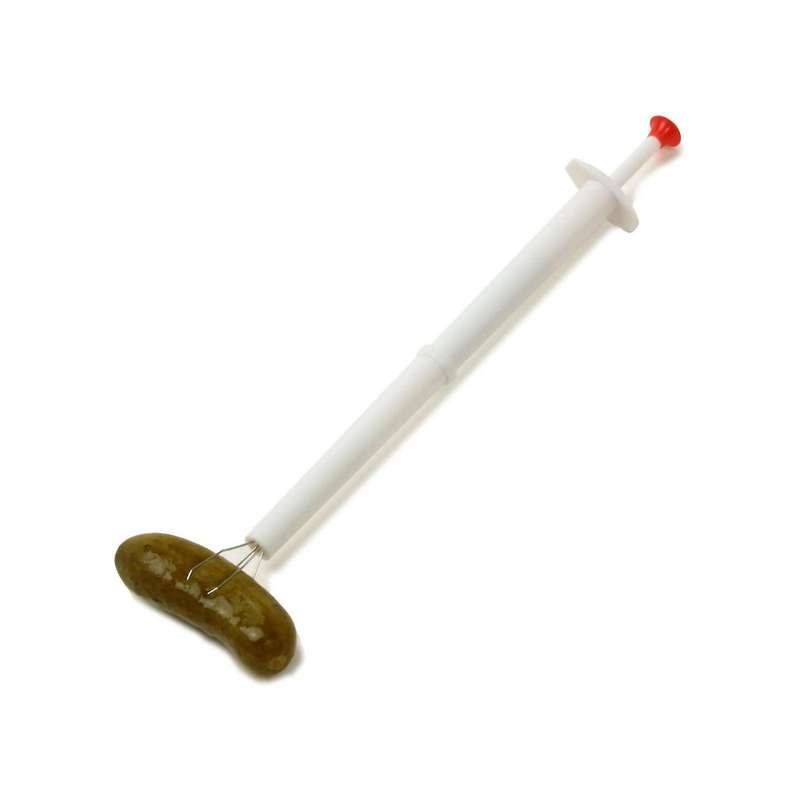 Deluxe Pickle Pincher, Set of 2,Pickle Picker Stainless Steel and Plastic- Olive Pepper Grabber