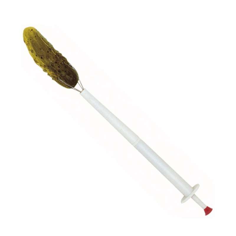 Deluxe Pickle Pincher, Set of 2,Pickle Picker Stainless Steel and Plastic- Olive Pepper Grabber