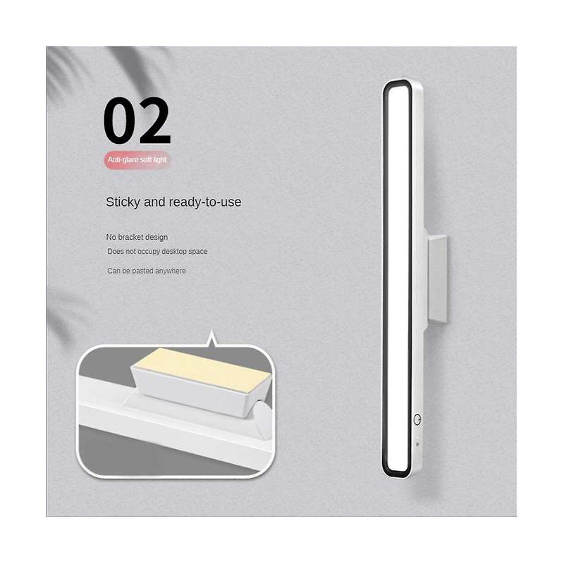 Desk Lamp Hanging Magnetic Table Lamp Led Usb Rechargeable Stepless Dimming Cabinet Closet Wardrobe