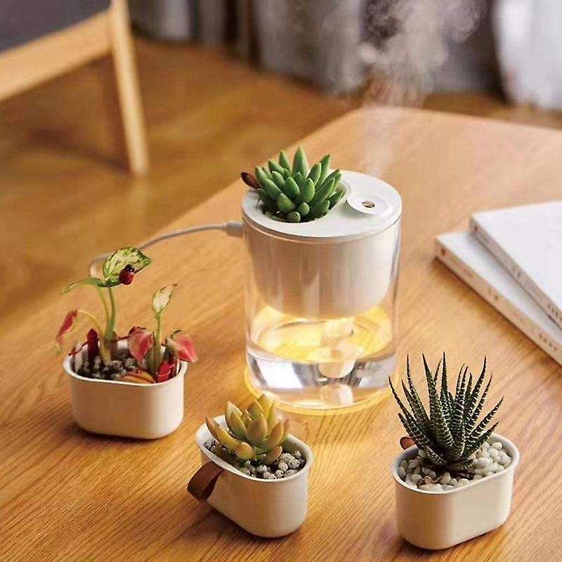 Desk Humidifier, USB Cool Mist Humidifier, Quiet Ultrasonic Mini Humidifiers for Bedroom Home Office