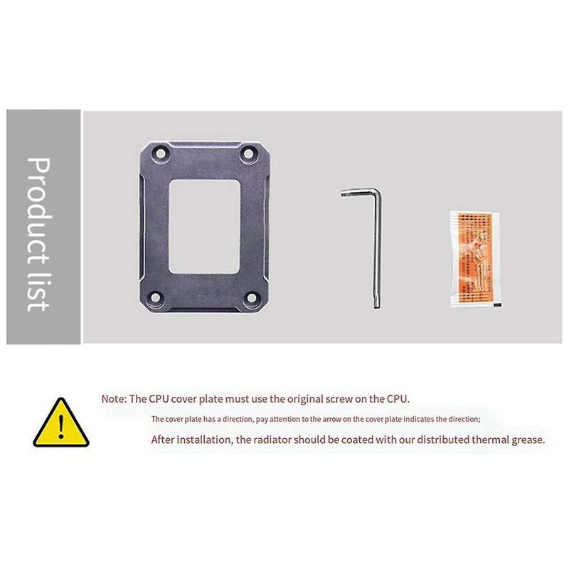 Desktop Computer 12/13 Generation CPU Anti Bending Cover Plate Motherboard CPU Anti Bending Cover Pl