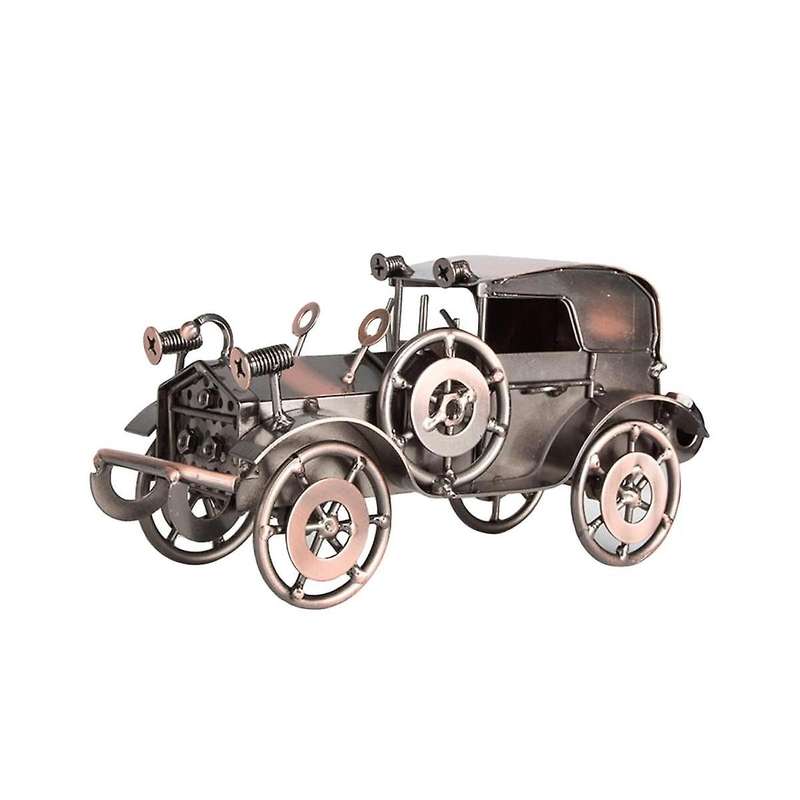 Desktop Home Decoration Metal Models Antique Vehicle Model Retro Car Model Tabletop Truck Decor Iron