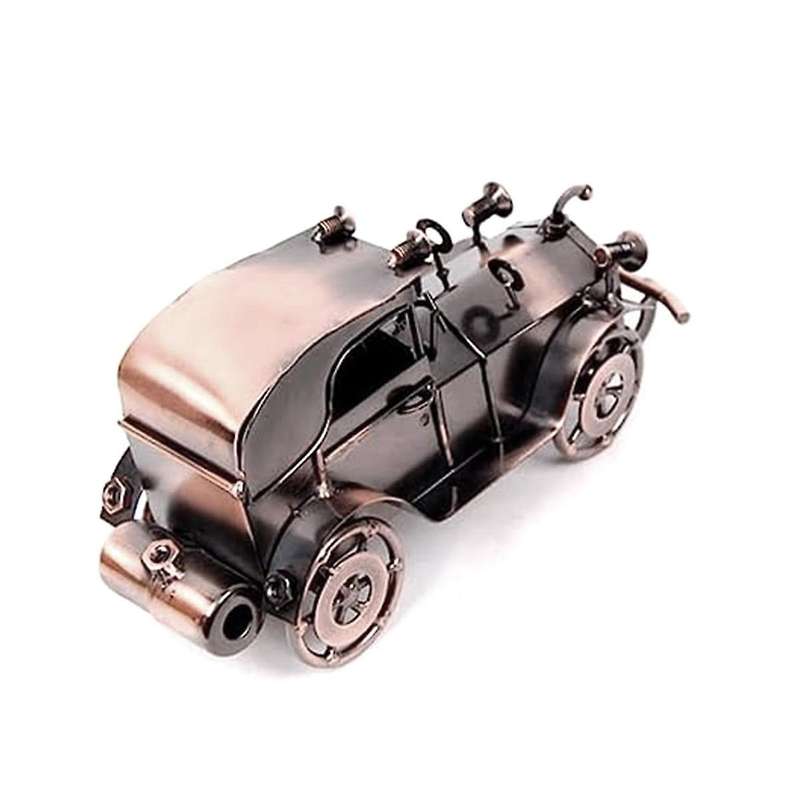 Desktop Home Decoration Metal Models Antique Vehicle Model Retro Car Model Tabletop Truck Decor Iron