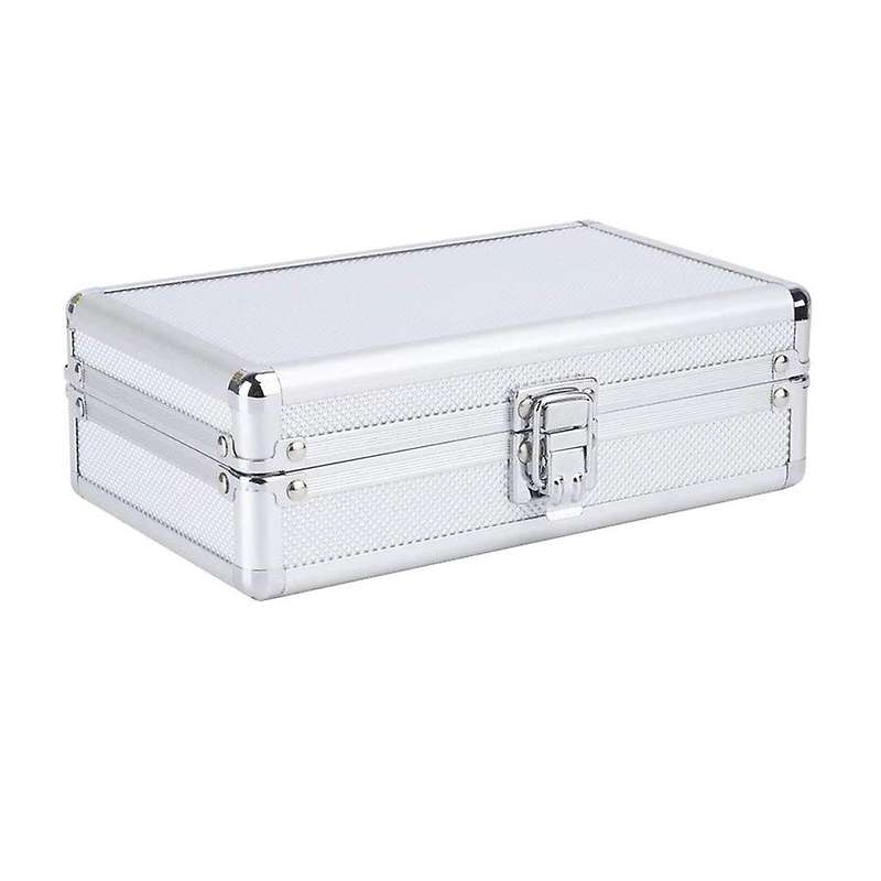 Desktop Portable Humidor Case Cigar Box Suitcase Wood Aluminum Exterior Outdoor Travel Case for Ciga