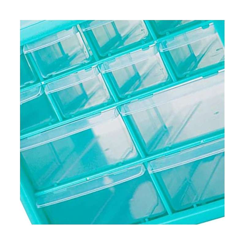Desktop Storage Organizer with 12 Drawers Desktop Craft Drawer Chest Plastic Desktop Storage Box Or