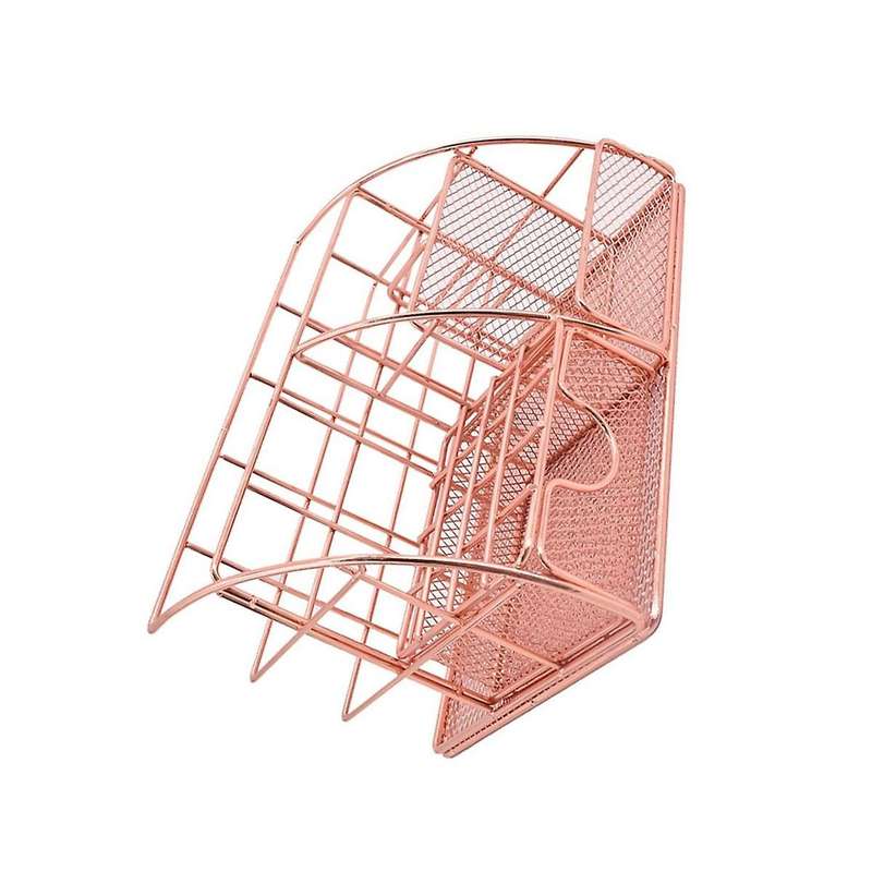 Desktop Student Wrought Iron Stationery Storage Rack Pen Paper Hardware Desktop Rack