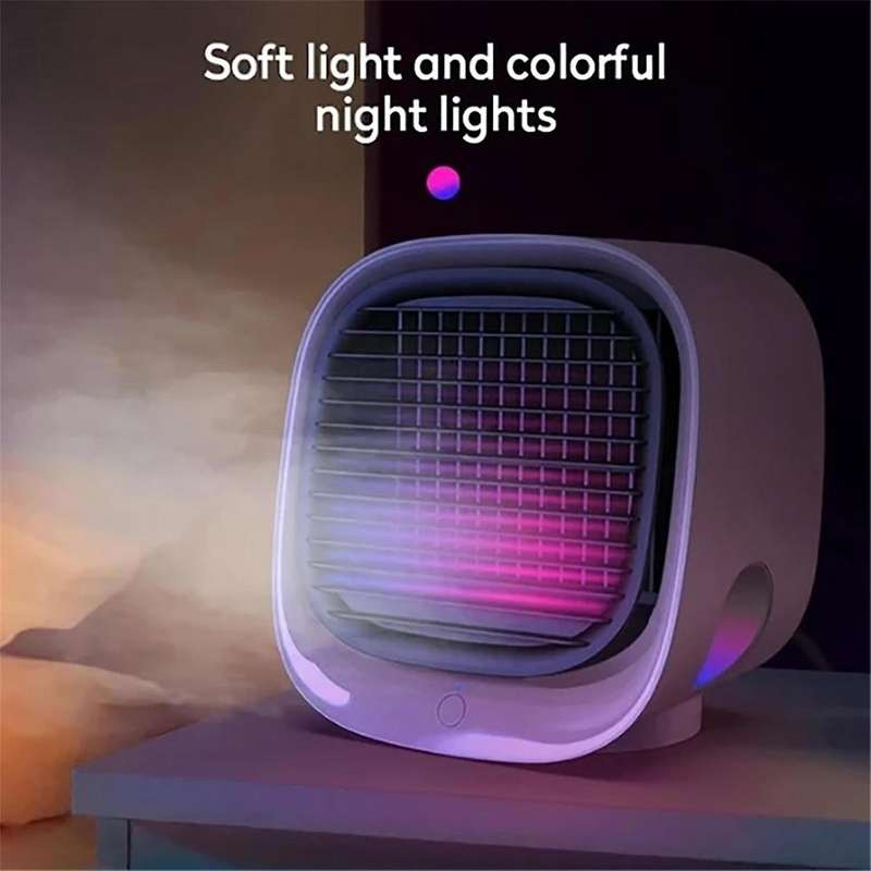 Desktop Water Cooling Fan Mini Cooling USB Air Cooler Convenient Mobile Humidification Large Wind